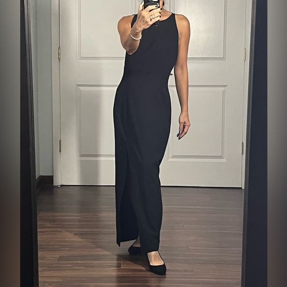 Tempo Paris Dresses & Skirts - Tempo Paris black open back evening dress size 6